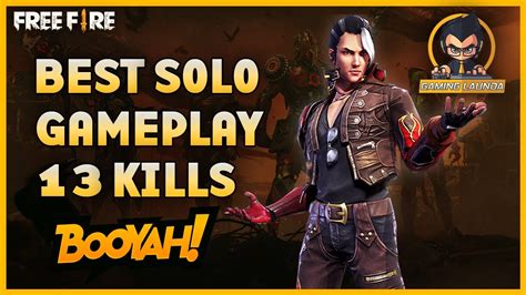 Free Fire Battleground Best Solo Gameplay Ever Kills Booyah