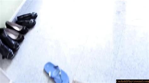 Sexy Blonde Wife With Nice Tits Shared With Two Black Studs