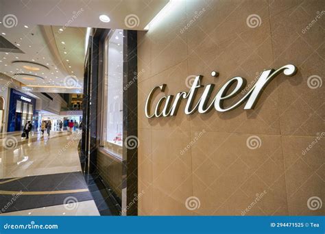 Cartier Sign Editorial Image Image Of Outlet Sign 294471525