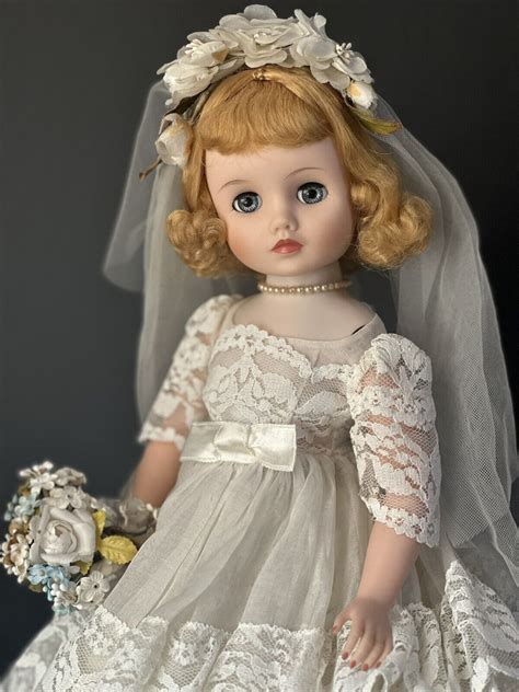 Vintage 1950’s Madame Alexander 15” Doll Elise Bride Tagged Outfit Ebay