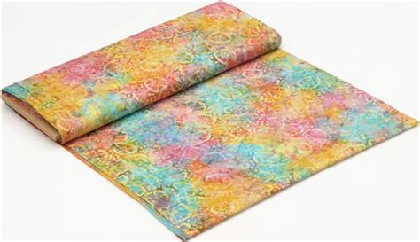 Rainbow Vine And Flower Batik Fabric By Timeless Treasures Modes U