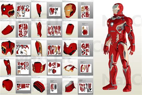 Iron Man Helmet Schematics