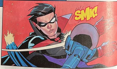 Damian Wayne Recreates Classic Batman Robin Meme (Spoilers)