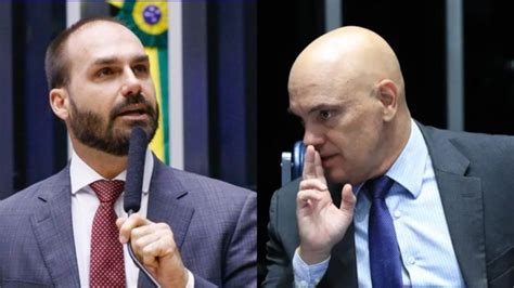 Eduardo Bolsonaro responde a Moraes você também está preso