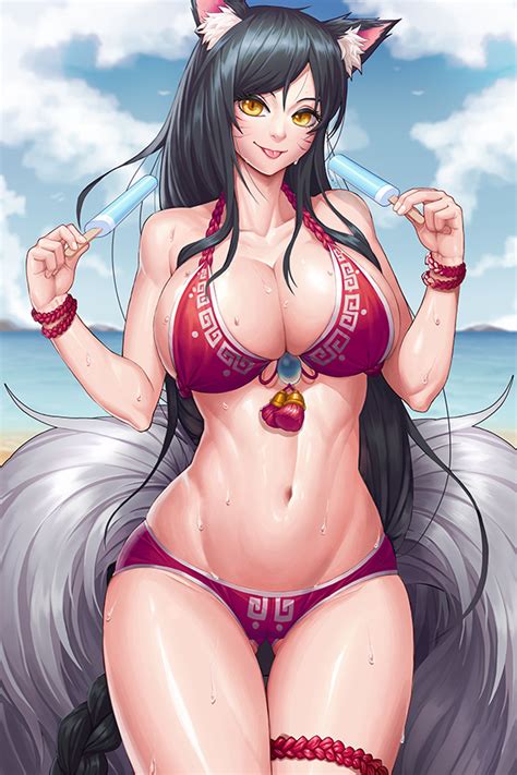 Ahri League Of Legends Image By Gonster 2173630 Zerochan Anime