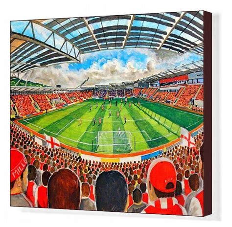 Print Of New York Stadium Fine Art Rotherham United Football Club