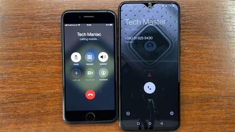 Apple IPhone 7 And OnePlus 6T Incoming Outgoing Calls IOS 15 4 Vs