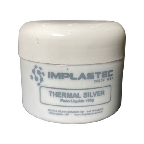 Pasta Térmica Prata Thermal Silver Implastec no Shoptime