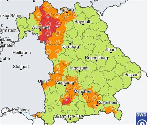 Unwetter Alarm In M Nchen Dwd Gibt Warnung Aus