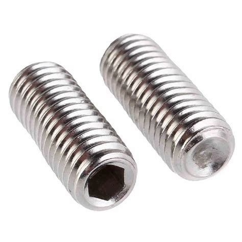 Pcs M Stainless Steel Metric Thread Cup Point Hex Socket Set