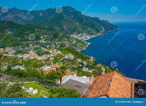 Aerial View of Maiori Town in Italy Stock Photo - Image of ravello, maiori: 274524138