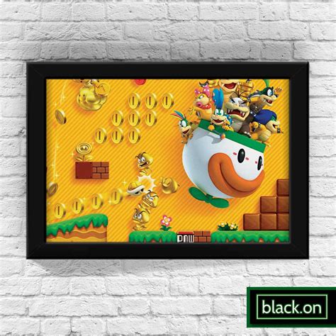 Quadro Moldura Poster Decorativo Retro Vintage Game Geek Jogo