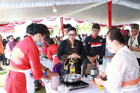 Tp Pkk Se Bali Meriahkan Lomba Masak Serba Ikan Dalam Festival Pangan