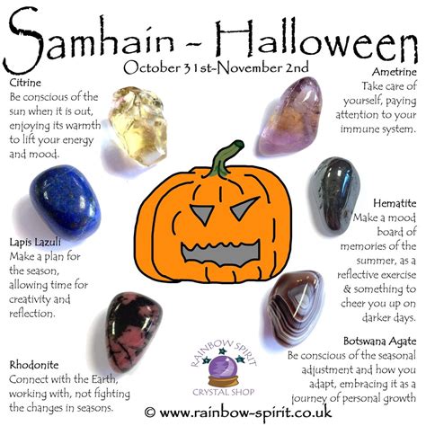 Halloween Samhain Crystal Set - Etsy