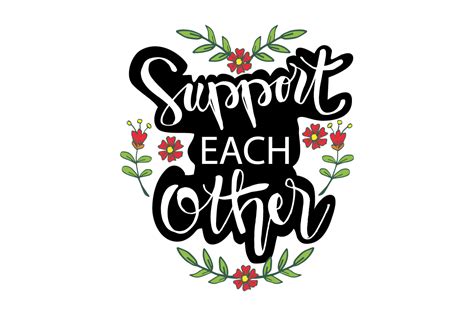 Support Each Other Graphic By Han Dhini · Creative Fabrica