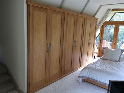 Mirrored Armoire Wardrobe Wardrobes Fitted Oak Doors Built Wardrobe Sussex West Timber Furniture