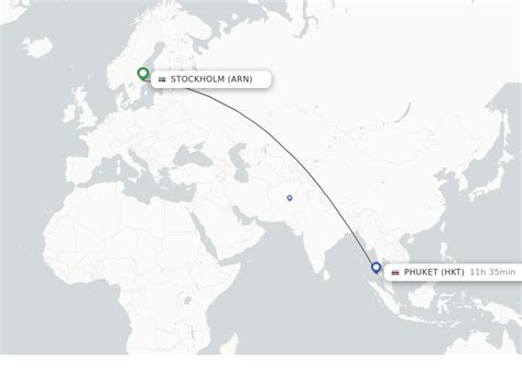 Direct Non Stop Flights From Stockholm To Phuket Schedules