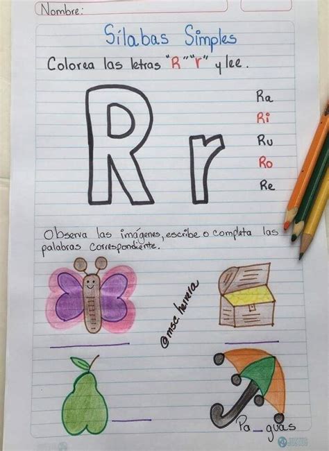 Cuaderno Guía De Lectoescritura De Las Sílabas ️ Pk 🌍 Mundo