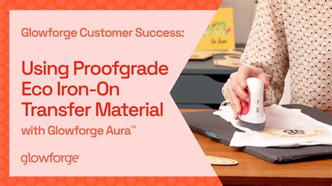 Glowforge Customer Success Using Proofgrade Eco Iron On Transfer