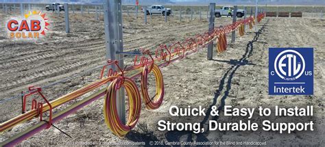 Cab Cable Rings And Saddles For Solar Pv Arrays