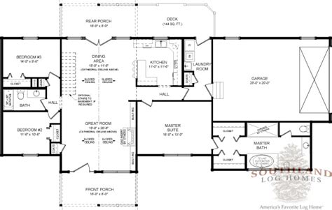 Featured Floorplan: The Madison | Southland Log Homes