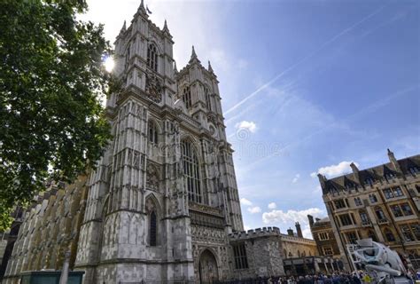 The Entrance To The Abbey Of Westminster Abbey On The Occasion Of A