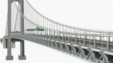 Verrazzano Narrows Bridge 3d Model Turbosquid 1881128