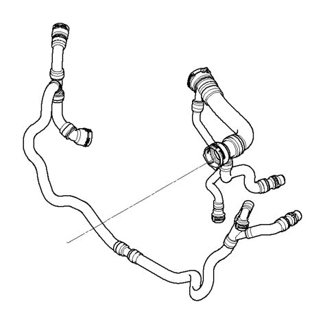 Return Hose Wagon Cooling Hoses Genuine Bmw Part