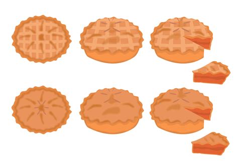 Apple Pie Vector Set 139370 Vector Art at Vecteezy