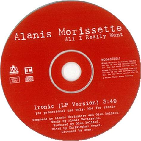 Alanis Morissette Ironic (Vinyl Records, LP, CD) on CDandLP