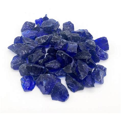 Element Fireglass 10 Lbs Royal Blue Fire Glass 12554 The Home Depot