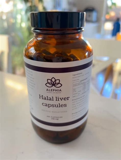 Halal Beef Liver Capsules And Powder — Alephia Holistic Life Mastery