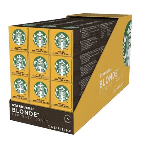 Starbucks By Nespresso Blonde Espresso Roast Par 120 Achat En Ligne