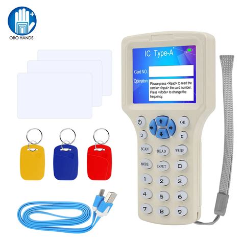 English Frequency Khz Rfid Copier Duplicator Reader Writer