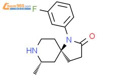 5R 7S 1 3 Fluorophenyl 7 Methyl 1 8 Diazaspiro 4 5 Decan 2 One 5R