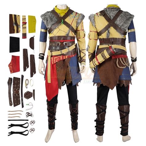 God of War Ragnarok Atreus Cosplay Costume Full Set