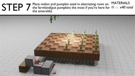 Minecraft Pumpkin Farm Layout