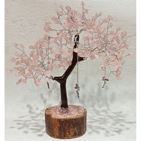 Arbre Du Bonheur Quartz Rose F Es