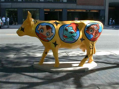 Cows On Parade In Chicago