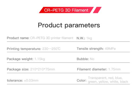 Creality CR PETG 3D Printing Filament BLACK NZ