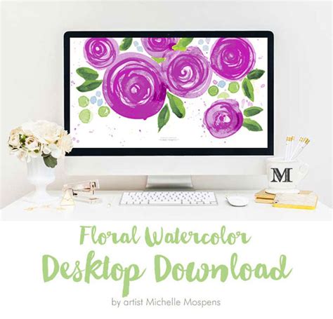 Watercolor Desktop Wallpaper, Computer Wallpaper Desktop Wallpapers ...