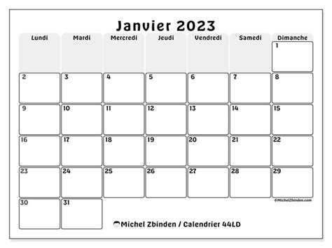 Calendriers Janvier Imprimer Michel Zbinden Be