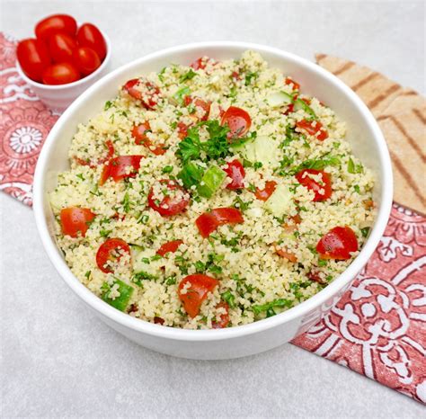 Tabouleh Is A Fresh Vegetable And Bulgar Wheat Salad