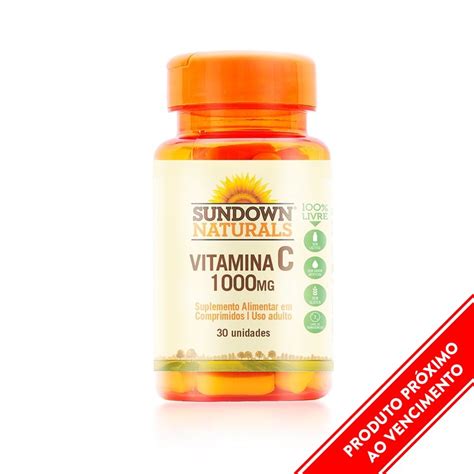 Suplementos Vitamina C 1000mg SUNDOWN 30 cápsulas