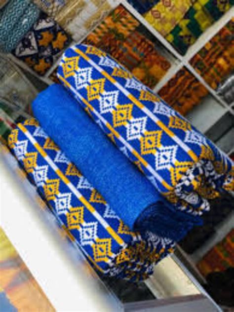 Authentic Kente 6 And 12 Yards Genuine Ghana Handwoven Kente Fabric And