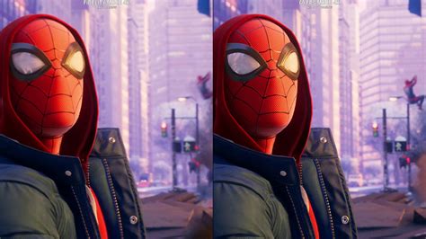 Marvels Spider Man Miles Morales Graphics Modes Comparison Ps5 4k