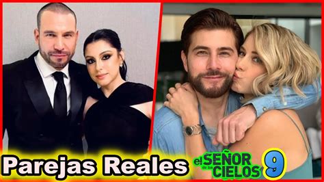 Parejas Reales De Los Actores Del Señor De Los Cielos 9 Youtube