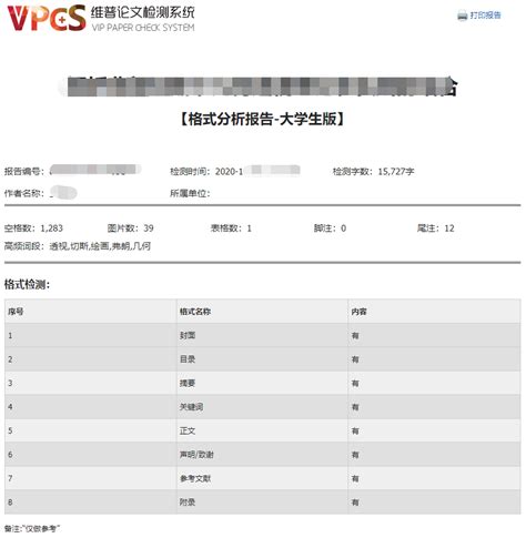 维普查重报告是什么样子的 Paperisok论文查重网