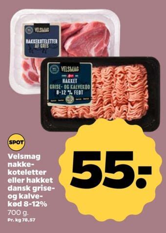 Velsmag Nakkekoteletter Tilbud Hos Netto