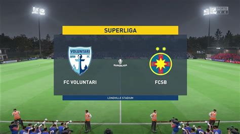 FIFA 23 FC Voluntari Vs FCSB Superliga Gameplay YouTube